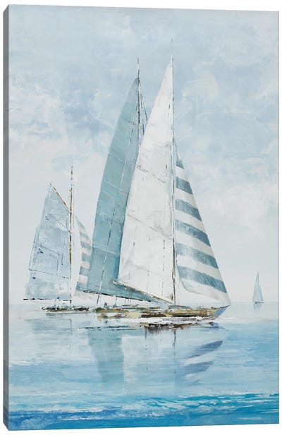 Sailing Day Canvas Art Print - Sailboat Art