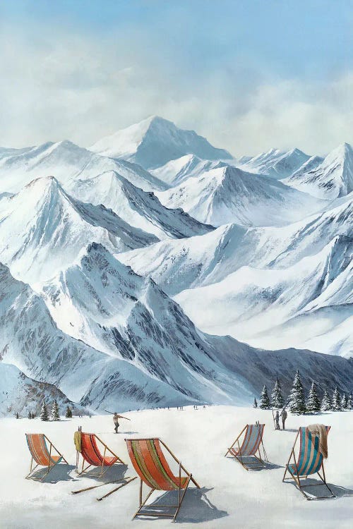 Lounging At The Lifts No. 1 by Max Maxx wall art