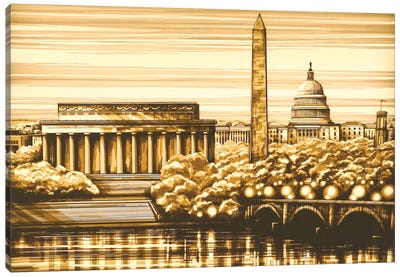 Washington Canvas Art Print - Washington Monument