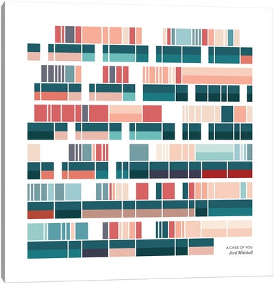 Joni Mitchell - A Case of You Canvas Art Print - Joni Mitchell