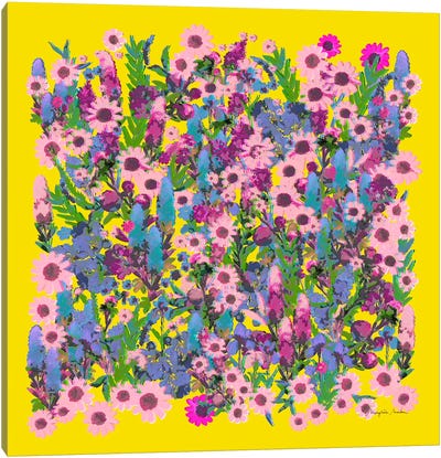 Sunny Flowers Canvas Art Print - Marylene Madou