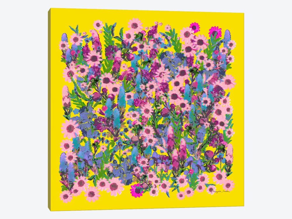 Sunny Flowers by Marylene Madou 1-piece Canvas Art