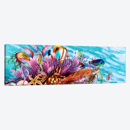 Just Keep Swimming Canvas Print #MYD1} by Marylene Madou Canvas Print