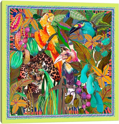 Mexico Birds Paradise On Earth Canvas Art Print - Bold & Bright