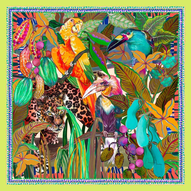 Mexico Birds Paradise On Earth by Marylene Madou wall art
