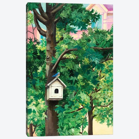 Chirping, Chirping Canvas Print #MYH12} by An Myeong Hyeon Canvas Art