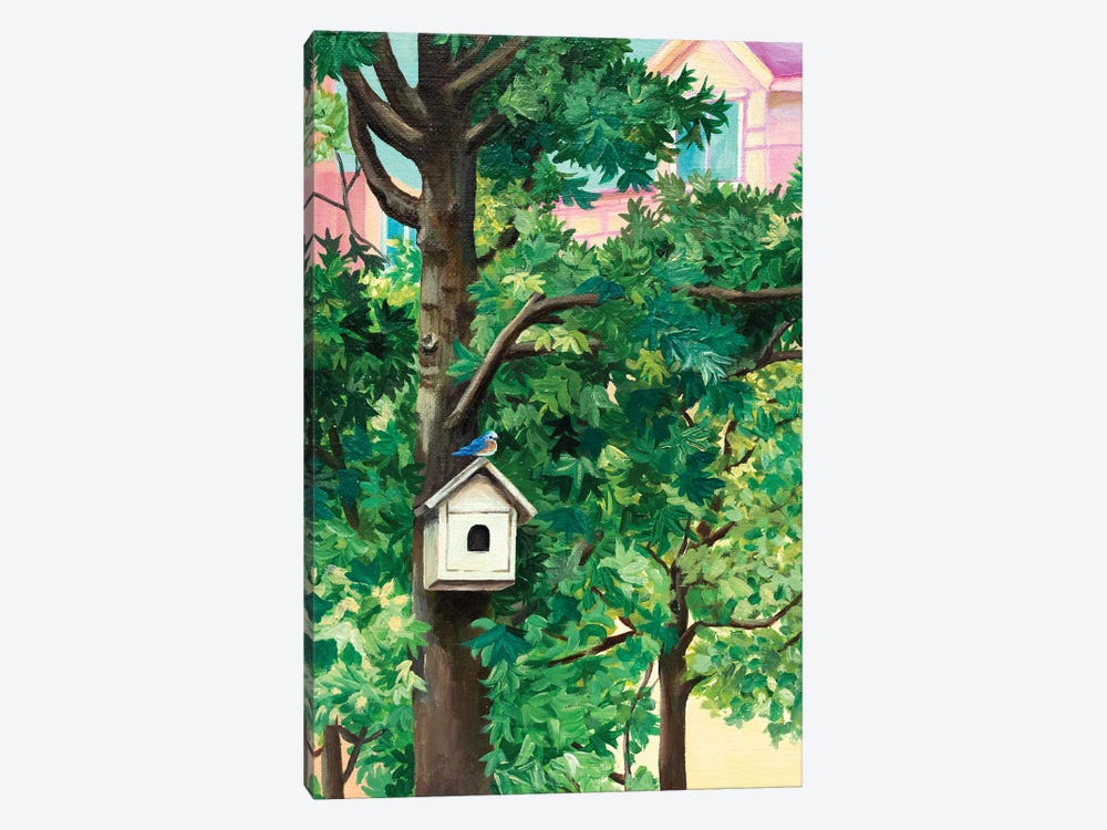 Chirping, Chirping by An Myeong Hyeon 1-piece Canvas Artwork