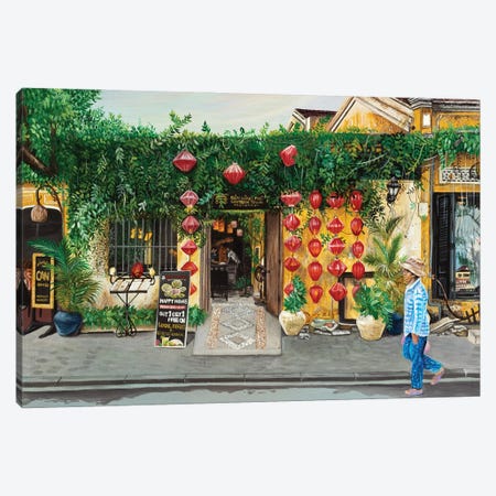 Hoian 5 PM Canvas Print #MYH22} by An Myeong Hyeon Canvas Print