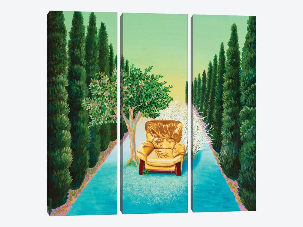Paradise by An Myeong Hyeon 3-piece Canvas Wall Art