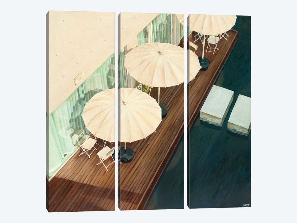 Parasol by An Myeong Hyeon 3-piece Canvas Print