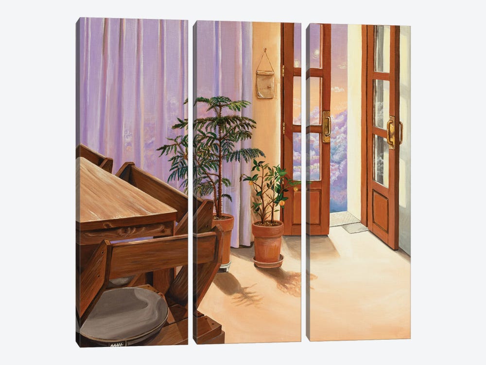 Plant Friends by An Myeong Hyeon 3-piece Canvas Artwork