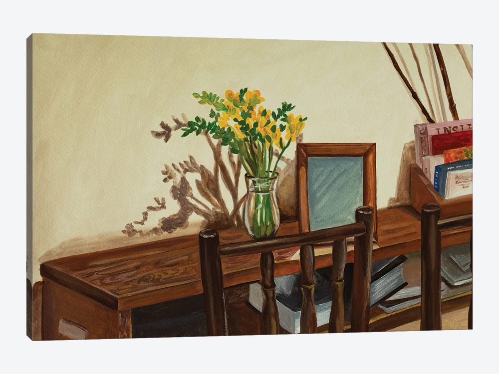 Freesia In Spring by An Myeong Hyeon 1-piece Canvas Wall Art