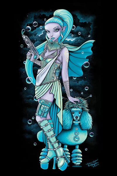 Astrid Cosmo by Myka Jelina metal wall art