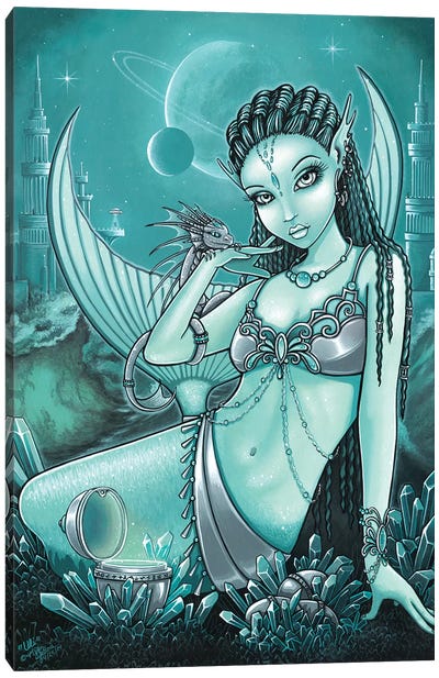 Uli Canvas Art Print - Mermaid Art