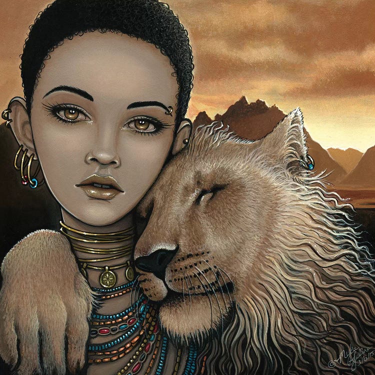 Zariel Akachi by Myka Jelina wall art