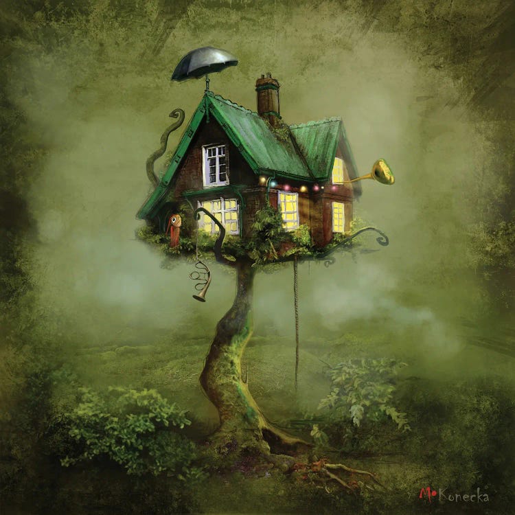 Gingerbread Tree by Matylda Konecka wall art