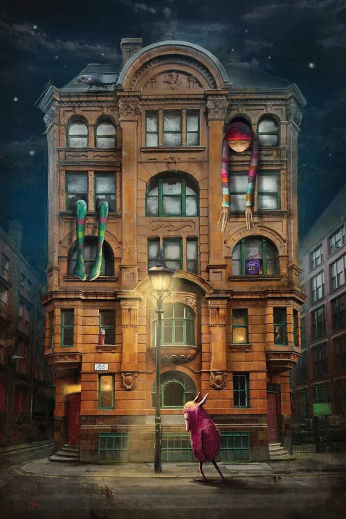 Nightmare On Dale Street by Matylda Konecka wall art