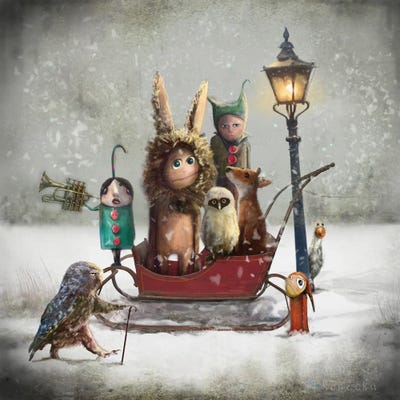 Winter Adventure by Matylda Konecka canvas print