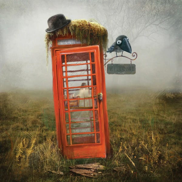 Imagination: Phonebox Cottage by Matylda Konecka