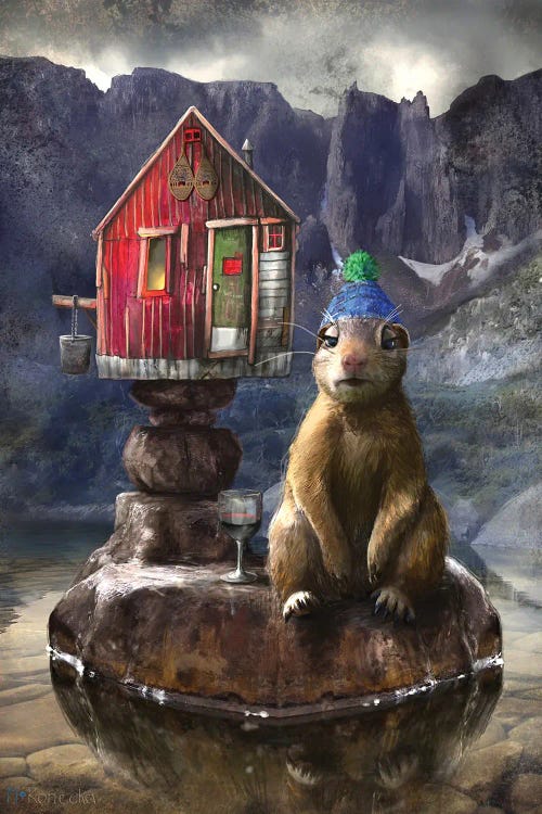 Portrait Of The Last Gopher by Matylda Konecka wall art