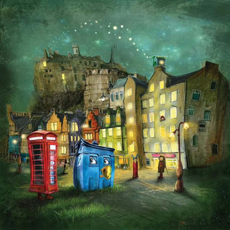 Strange Night by Matylda Konecka wall art