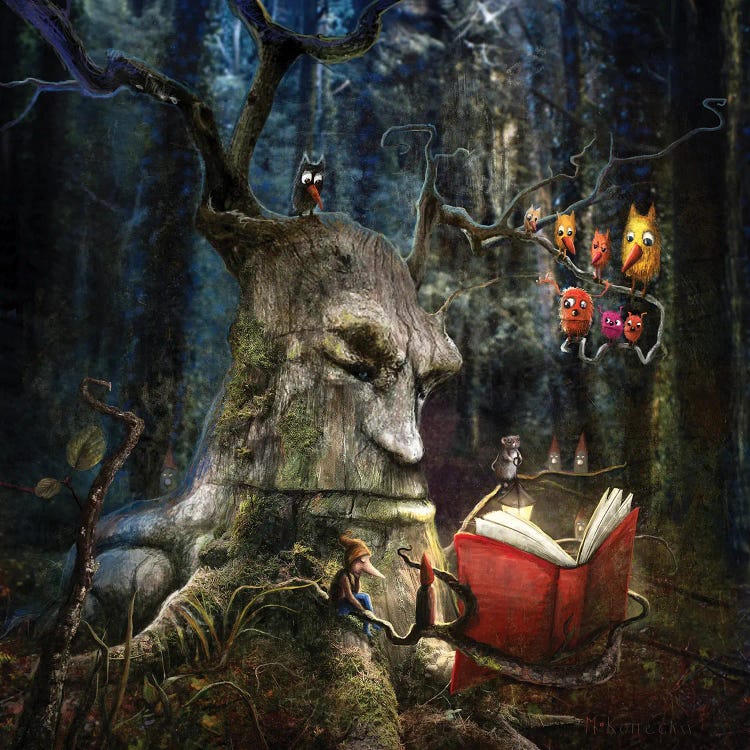 The Storyteller by Matylda Konecka wall art