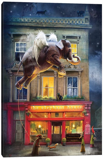 The Elephant House Canvas Art Print - Scotland Art