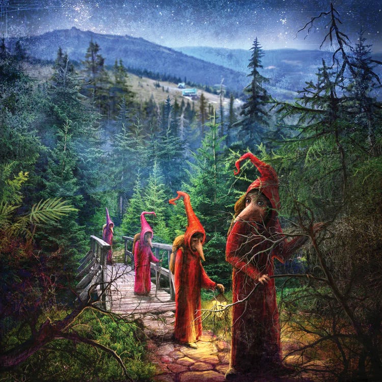 The Wanderers by Matylda Konecka wall art