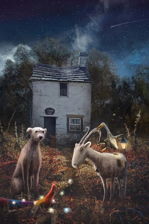 Welcome To Thimble Hall by Matylda Konecka wall art