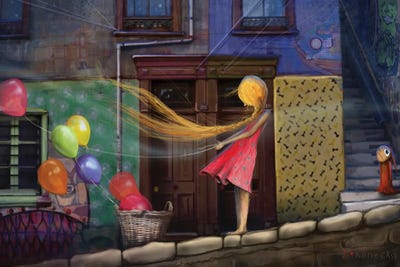 Valparaiso by Matylda Konecka canvas print