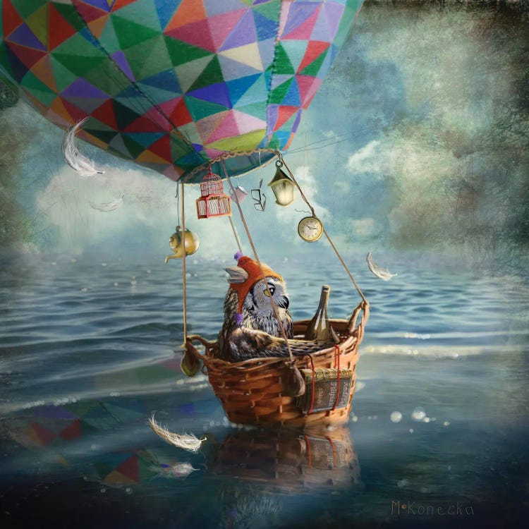 Balloonist by Matylda Konecka wall art