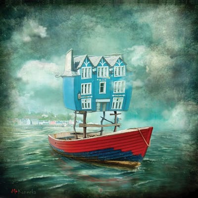 Day Trip by Matylda Konecka framed canvas print