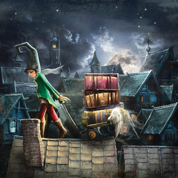 Fairytale Scenes: Dreams Carrier by Matylda Konecka