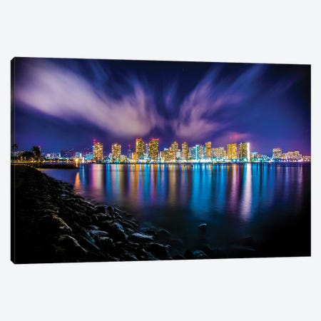Wings Over Waikiki Canvas Print #MYR102} by Shane Myers Canvas Print