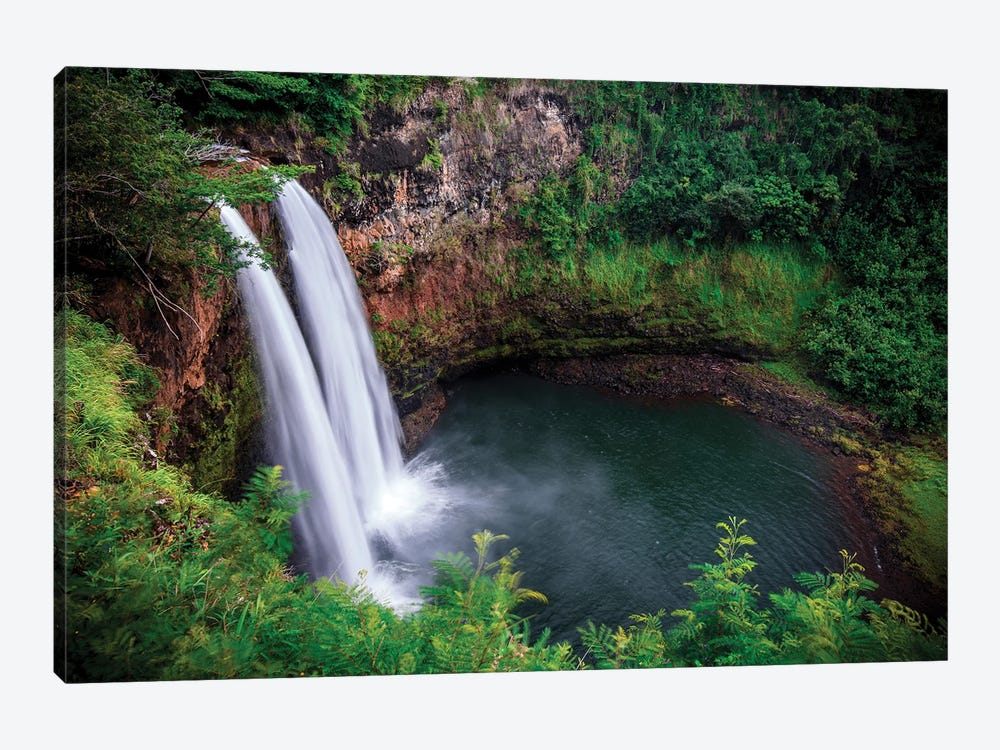 Wailua Falls, Kauai by Shane Myers 1-piece Canvas Artwork