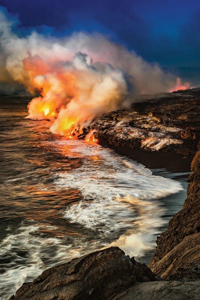 Volcanoes: Hot Pali by Shane Myers
