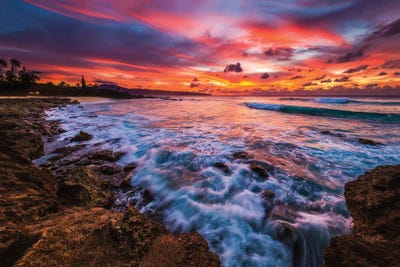 Three Glows by Shane Myers framed canvas print