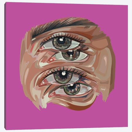 4Th Eye III Canvas Print #MYU18} by Mahsa Yousefi Canvas Print