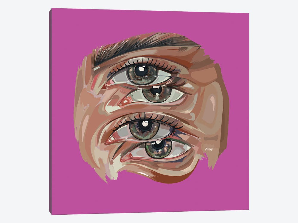 4Th Eye III by Mahsa Yousefi 1-piece Canvas Artwork
