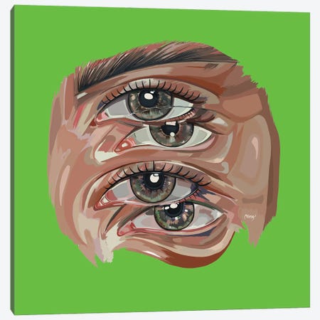 4Th Eye IV Canvas Print #MYU19} by Mahsa Yousefi Canvas Print