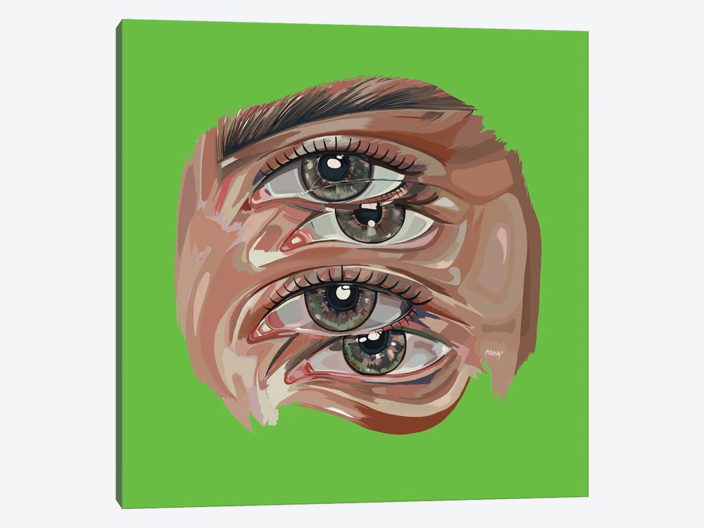 4Th Eye IV by Mahsa Yousefi 1-piece Canvas Art Print