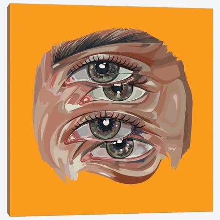 4Th Eye V Canvas Print #MYU20} by Mahsa Yousefi Canvas Artwork