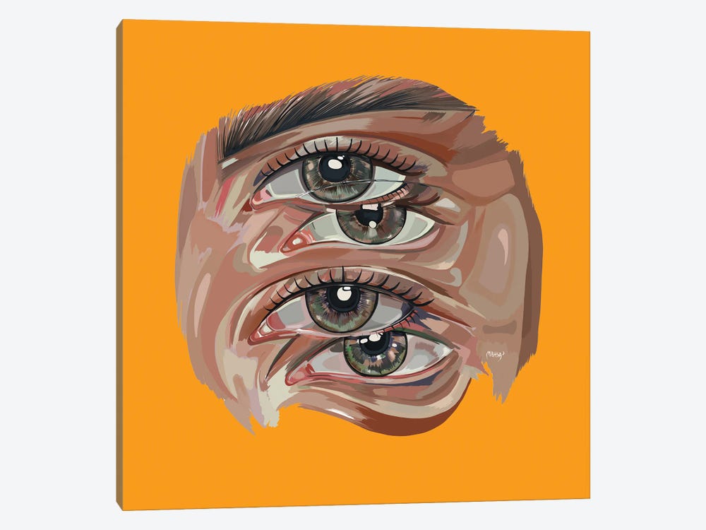 4Th Eye V by Mahsa Yousefi 1-piece Canvas Print