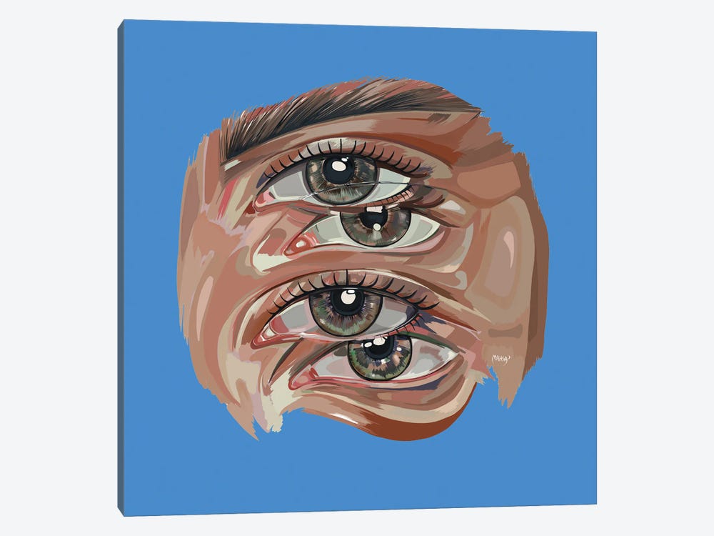 4th Eye I by Mahsa Yousefi 1-piece Canvas Wall Art