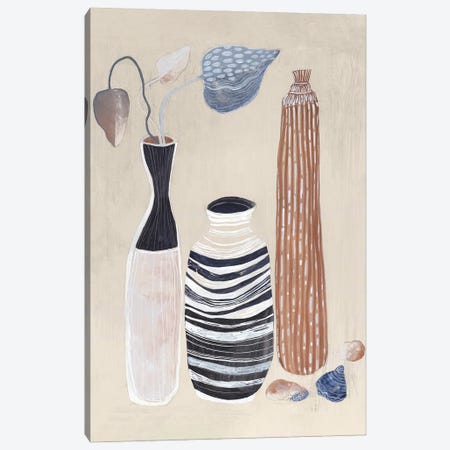 Summer Vase I Canvas Print #MYW16} by Maya Woods Canvas Art