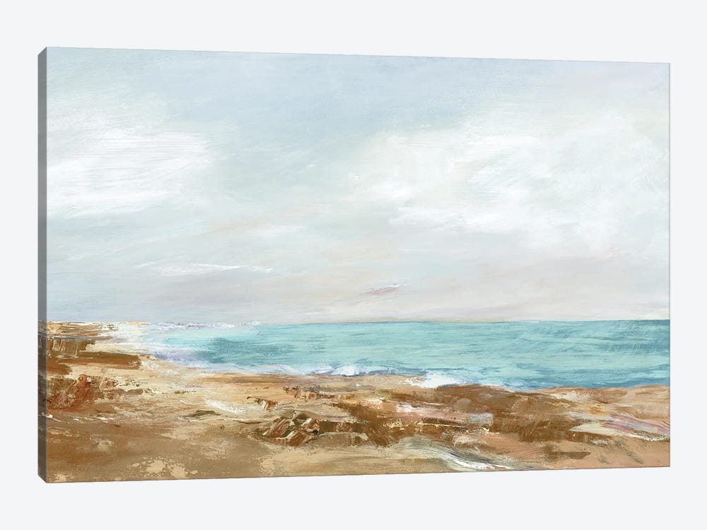 Coastal Stroll I by Maya Woods 1-piece Canvas Art Print