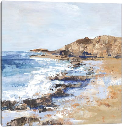 West Coast II Canvas Art Print - Coastal Sand Dune Art
