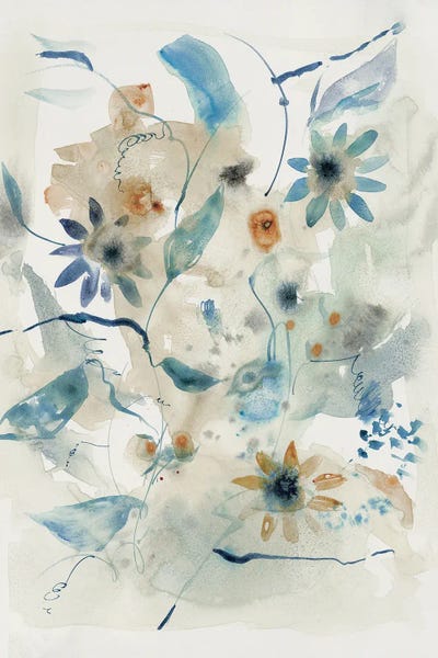 Woodland Flora I by Maya Woods metal wall art