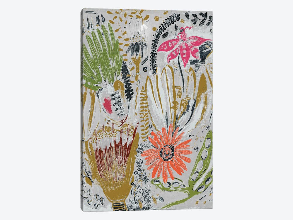 Tropical Blooms I by Maya Woods 1-piece Canvas Art Print