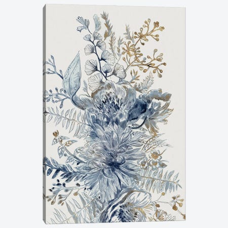 Royal Blue I Canvas Print #MYW7} by Maya Woods Canvas Wall Art